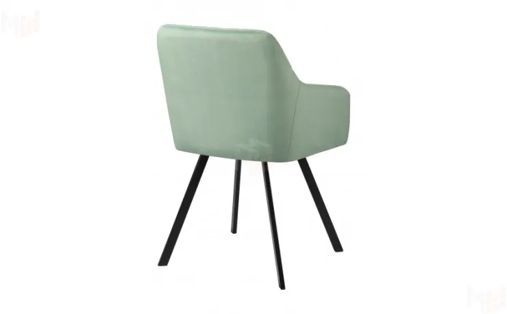 Кресло Барли Confetti aquamarine/черный