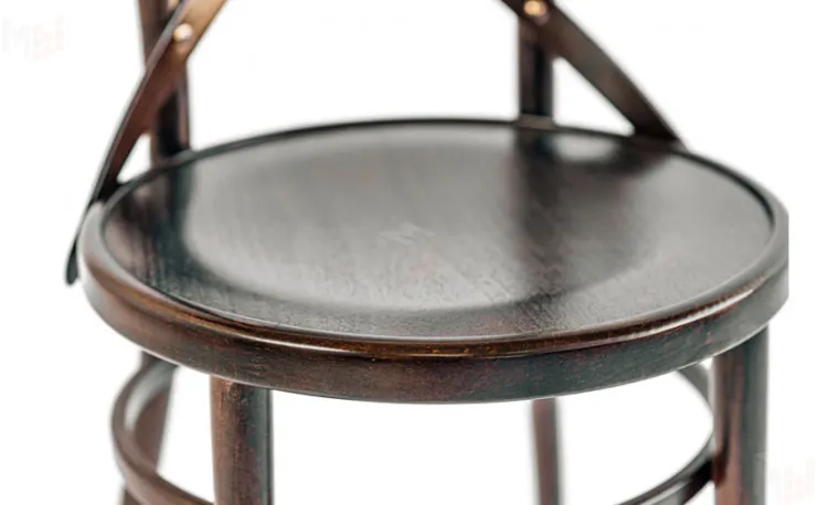 Стул деревянный венский Виен темный орех