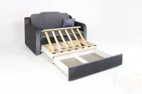 Диван Джонни-2 Лекко Графит/Лекко Ирис