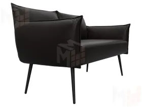 Диван прямой Лига-083 ( экокожа GRIFON 12 коричневый )