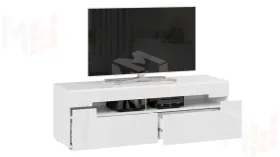 Тумба для ТВ Фьюжн - ТД-260.03.12 Белый, Белый глянец