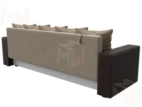 Диван прямой Дубай Лайт ( Бежевый\Коричневый )
