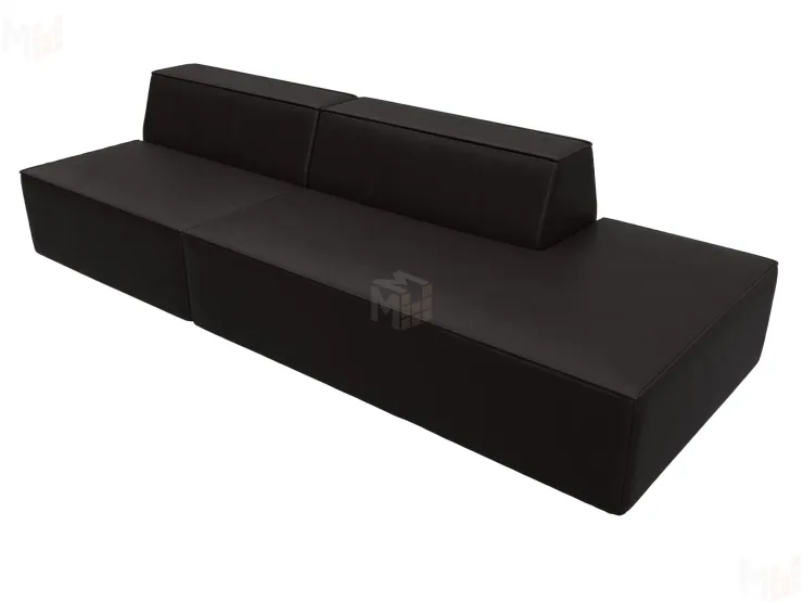 Диван прямой модульный Монс Модерн правый ( GRIFON 12 коричневый )