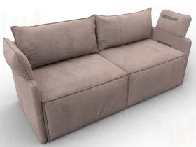 Диван прямой модульный Лига-106 ( TOWER 05 бежевый )