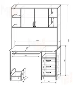 Мебель Фанки Кидз Классика, комната №6