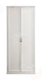 Шкаф Мишель 2-дверный без зеркал белый матовый