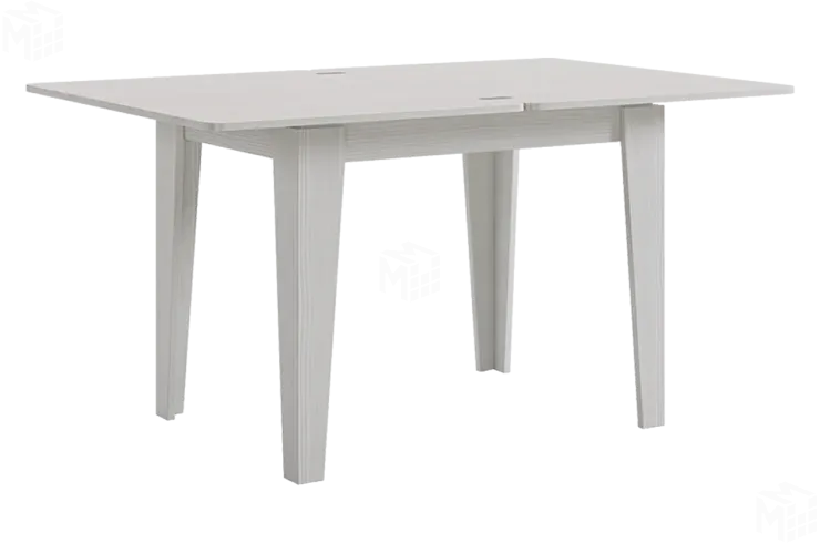 Стол обеденный раскладной Фантазия белый рамух