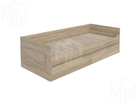 Кровать-кушетка раздвижная Сириус NEW 90*200 сонома