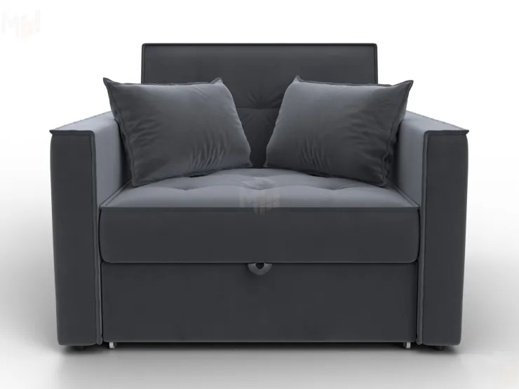 Кресло-кровать Лига-104 (80) ( SEVEN 17 серый )