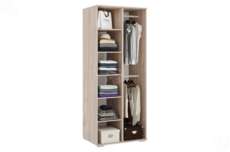 Шкаф двухдверный Лайк  03.01 дуб мария/галька