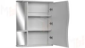 Зеркало-шкаф Волна-1 55 см правый