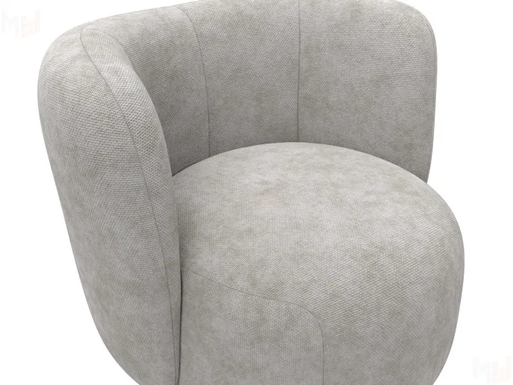 Кресло Лига-072 ( шеннил CRUZ 14 бежевый )