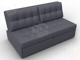 Диван прямой Лига-107 (160) ( GRIFON 15 серый )