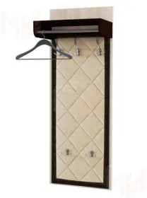 Вешалка настенная Ольга 6.1 Ясень Шимо Светлый/Венге