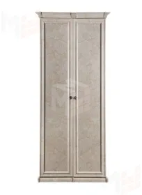 Шкаф Афина 2-дверный без зеркал крем корень