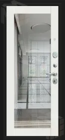 Входная металлическая дверь Флэт Kale  Almon/Off-white