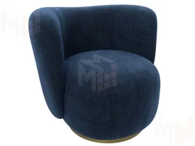 Кресло Лига-072 ( шенилл RIMINI 10 синий )