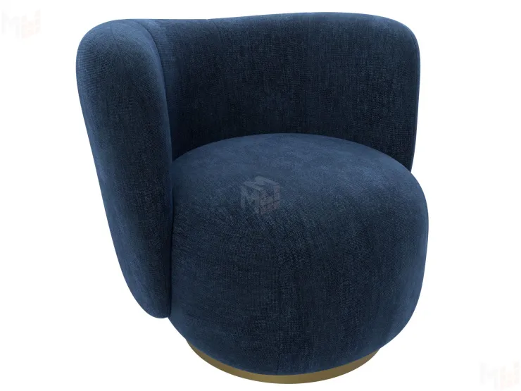 Кресло Лига-072 ( шенилл RIMINI 10 синий )