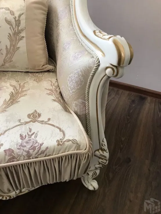 Кресло Мона Лиза белый глянец