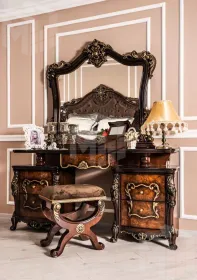 Туалетный столик Джоконда корень дуба глянец