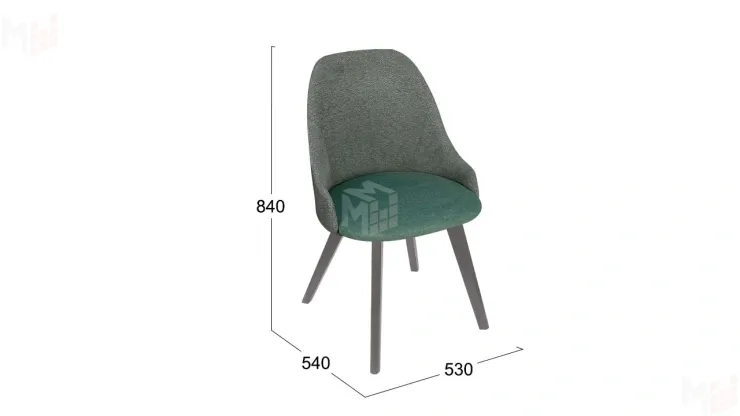 Стул Толедо тип 1 Графит /тк. №206/тк.222