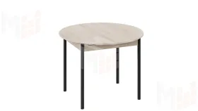 Стол обеденный раздвижной Терра Черный, Сонома