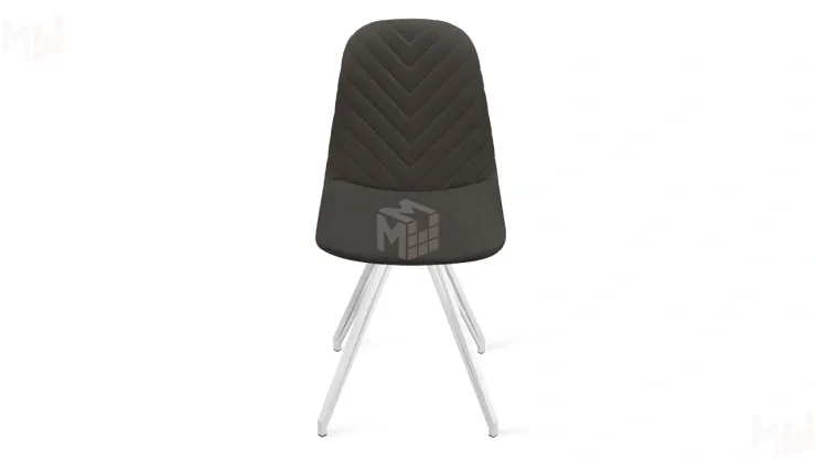 Стул Шерри К4  Белый матовый, Велюр Confetti Stone