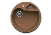 Мойка GranFest RONDO GF-R510K / круглая с дополнительной секцией