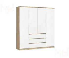 Шкаф Челси 1600 (сонома/белый)