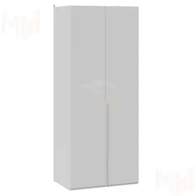 Шкаф для одежды (580) с 2 глухими дверями Порто - СМ-393.07.003 Белый 