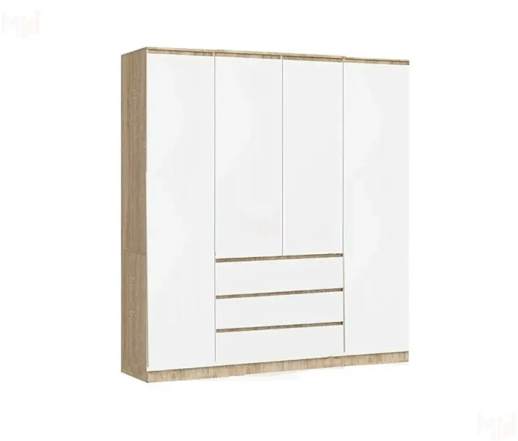 Шкаф Челси 1600 (сонома/белый)