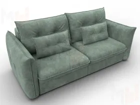 Диван прямой Лига-100 НПБ ( BRUT 08 зеленый )