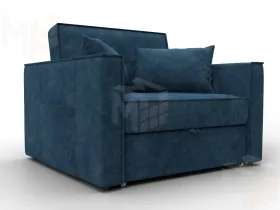 Кресло-кровать Лига-104 (80) ( BRUT 11 синий )