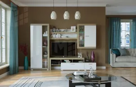 Гостиная Соната Композиция 3  Дуб Сонома - Дуб Сакраменто