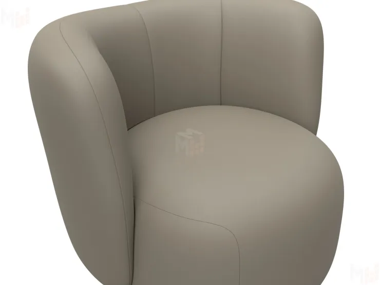 Кресло Лига-072 ( экокожа GRIFON 04 бежевый )