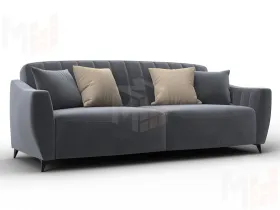 Диван-книжка Лига-095 НПБ ( SEVEN 17 серый )