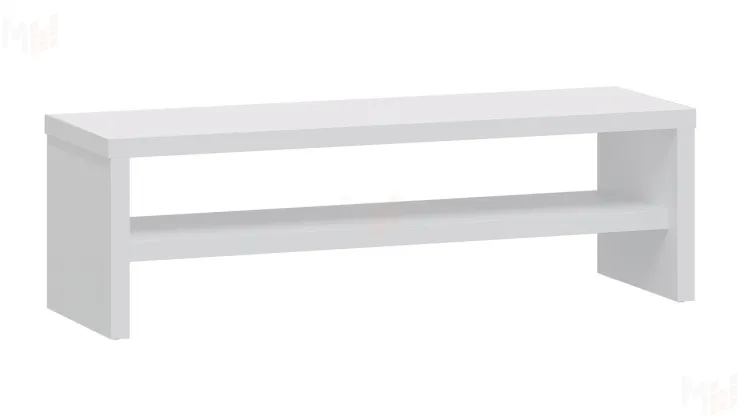 S00142 Энкель ТВ12 ТВ-тумба 120х37x38, белый