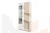 Шкаф 2-х дверный со стеклом Балтимор 414.02