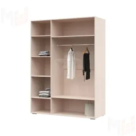 Шкаф 3х ств Симба дуб белфорд - белый глянец