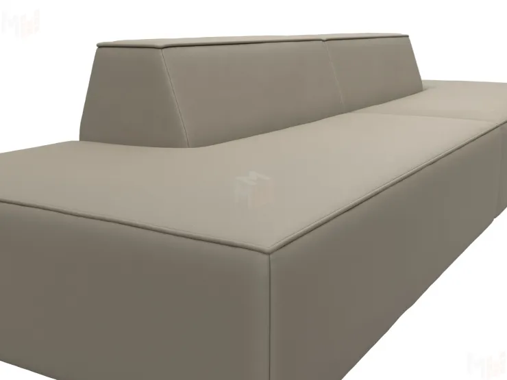 Диван прямой модульный Монс лофт ( GRIFON 04 бежевый )