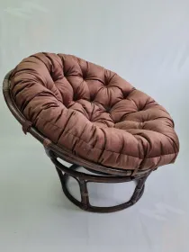 Подушка для кресла Папасан коричневая