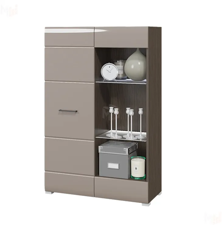 Стеллаж Ненси (венге/капучино глянец)