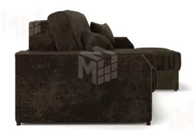 Угловой диван-кровать Лас-Вегас Коричневый правый 