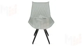 Стул Фэнди К4 Черный муар, Велюр Confetti Silver