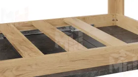 Стол обеденный Ванкувер тип 1  Дуб Крафт золотой, Ателье темное