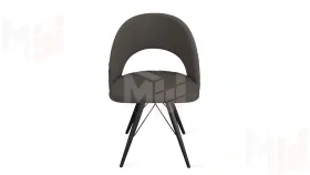 Стул Гэтсби К3 Черный муар, Велюр Confetti Stone