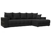 Диван угловой с декором и полкой Лига-050 НПБ