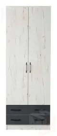 Шкаф Дуэт Беатрис Дуб Крафт белый-Антрацит