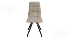 Стул Аспен К4 Черный муар, Велюр Confetti Smoke