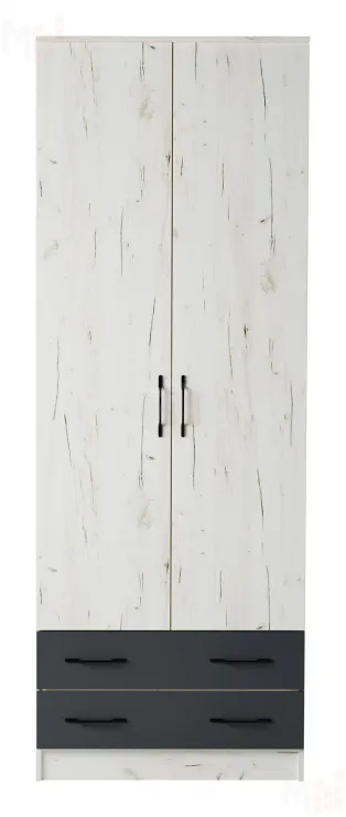 Шкаф Дуэт Беатрис Дуб Крафт белый-Антрацит